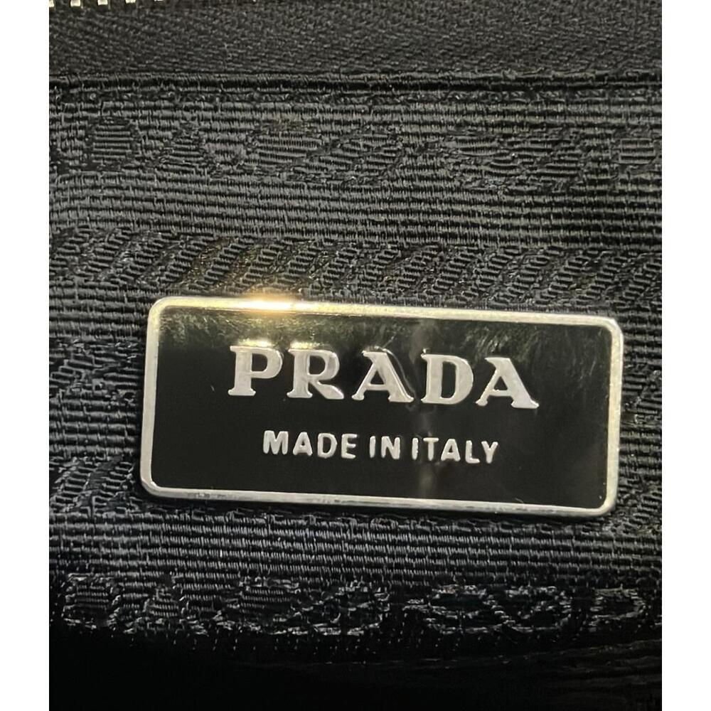Prada Saffiano leather briefcase featuring front zip pockets - Picture 6 of 6